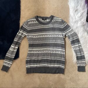 Multi gray oversized sweater